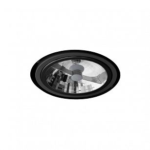 Spot RING 111 trimless Phase-Control recessed Black structure 37161-0000-T8-PH-12