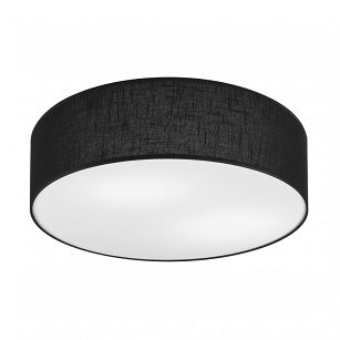Ceiling light VIVIAN LM-2.207 2-point black with lampshade 48536